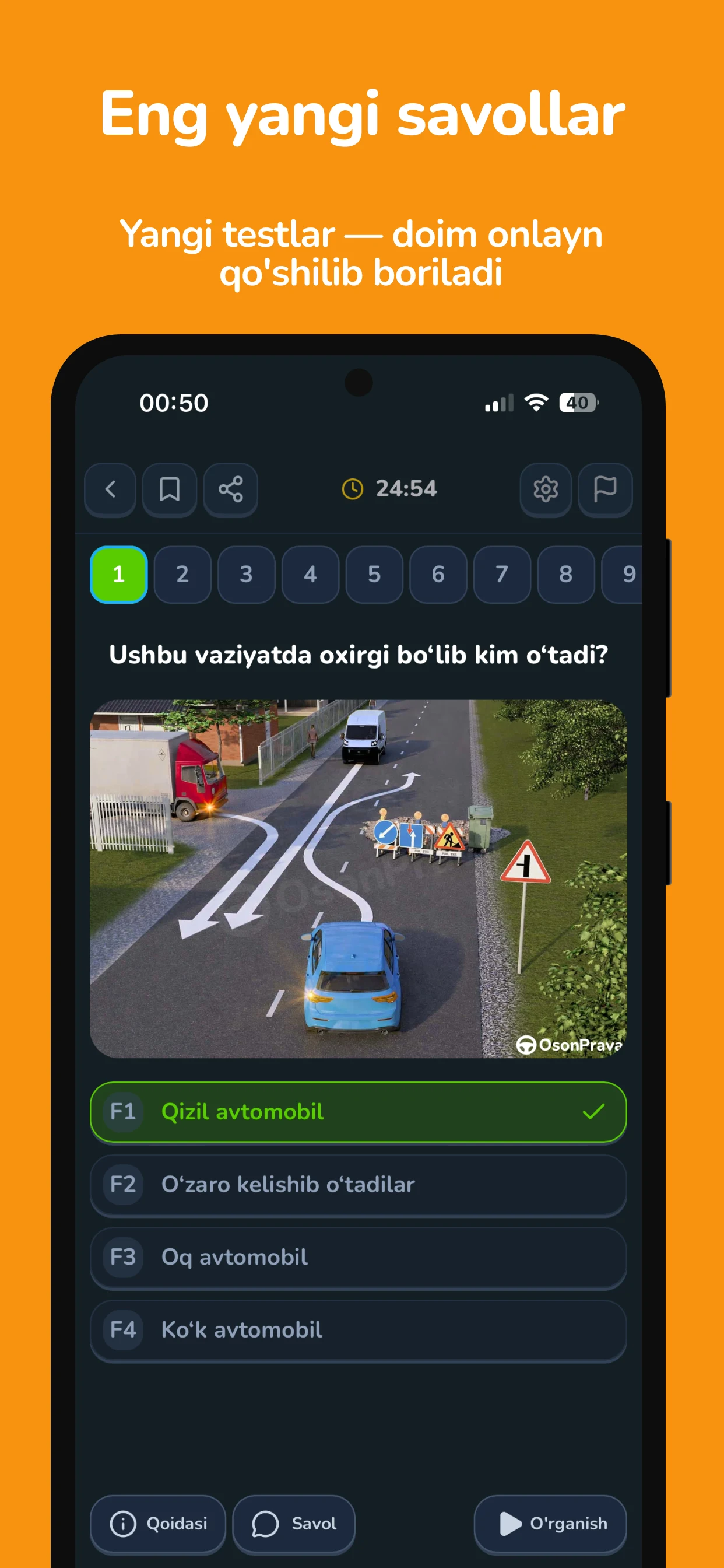 Oson Prava - Avto Test 2026 screenshot